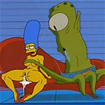 Marge Simpson Fucked By Tentacles - Marge Simpson and Alien - sex games