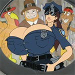 Officer Juggs: MNF Metropolis Thanksgiving Parade
