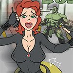 Marvel parody porn Black Widow gets fucked by HULK
