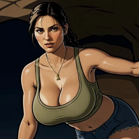 2dcg adventure ai cg Lara Croft